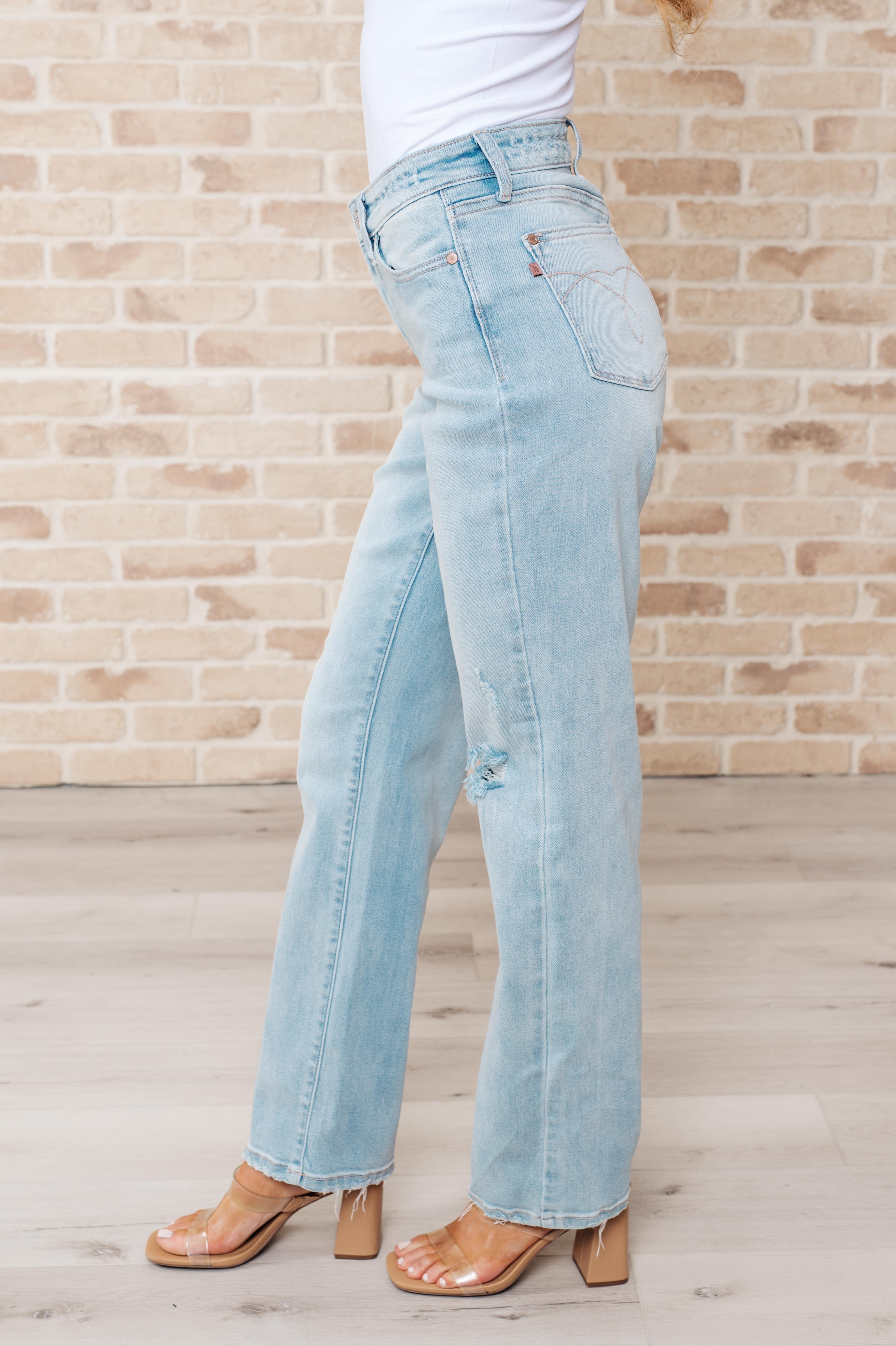 High Rise 90's Straight Leg Judy Blue Jeans