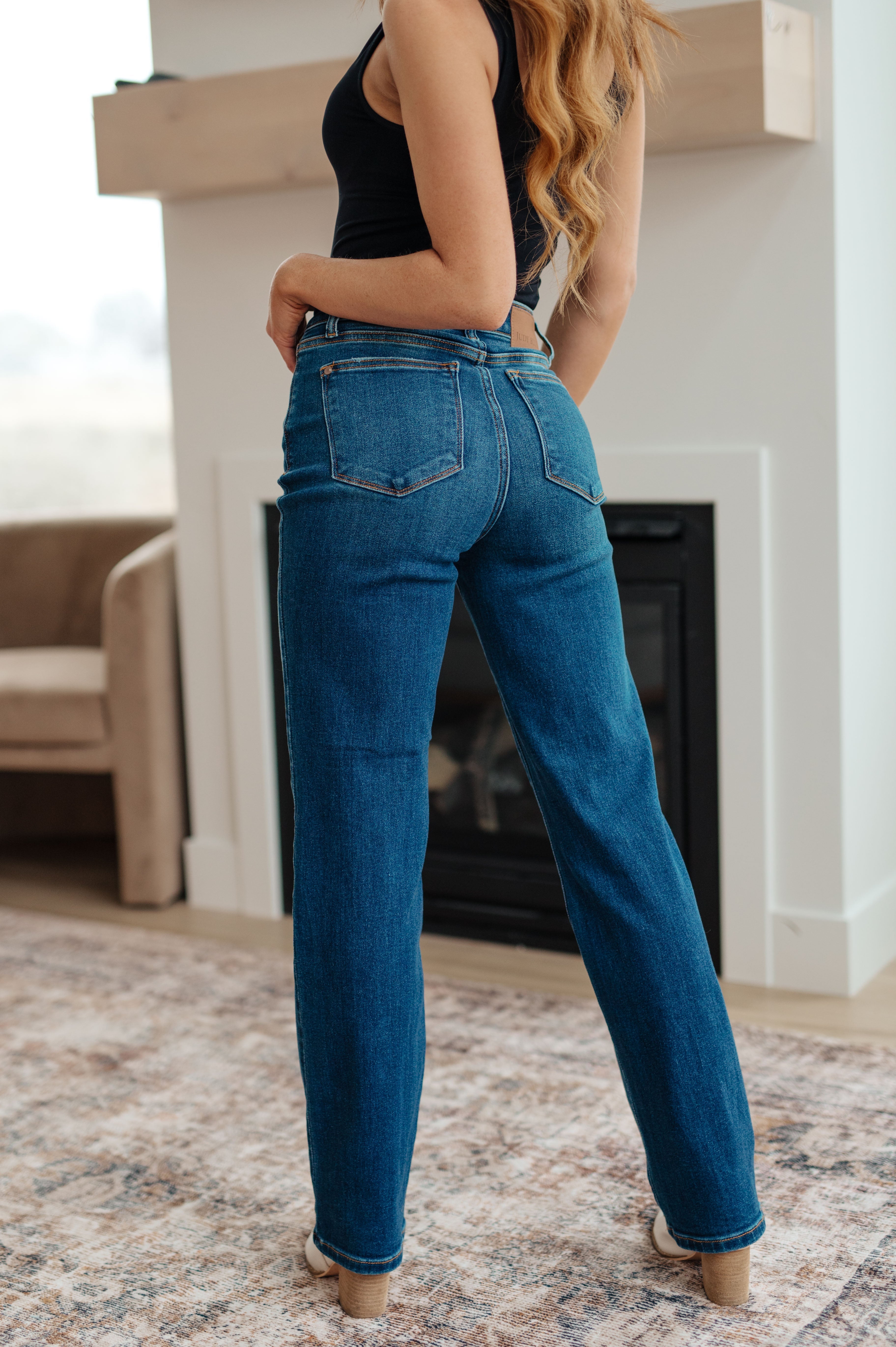 Judy Blue Jeans Plus Size Oakley Tummy Control Top Straight – American Blues