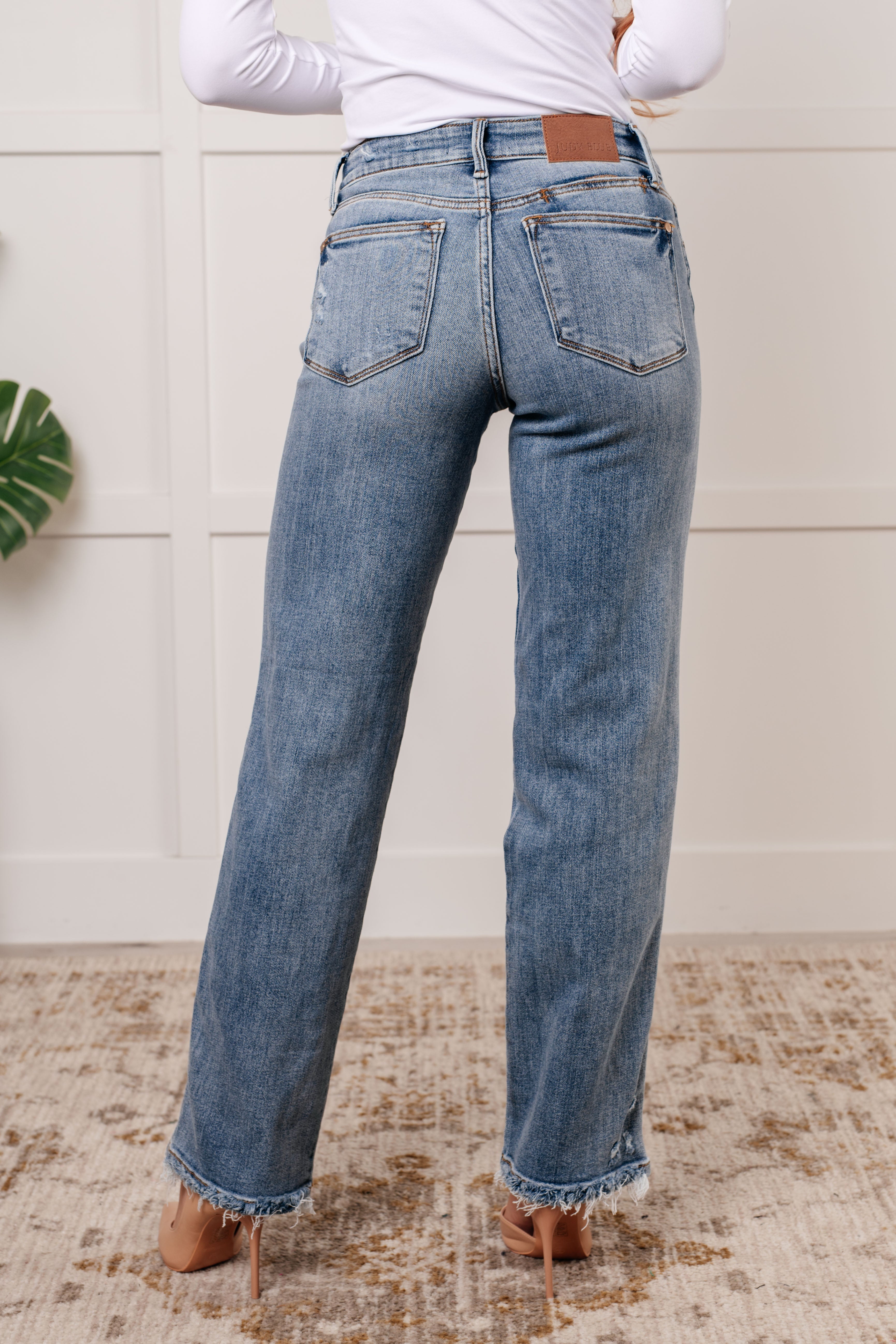 Mid Rise Cell Phone Pocket Dad Judy Blue Jeans