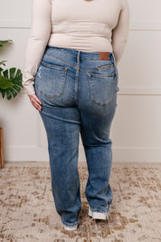 Mid Rise Cell Phone Pocket Dad Judy Blue Jeans