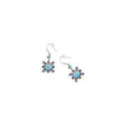 Myra | Calibri Trail Earrings in Blue