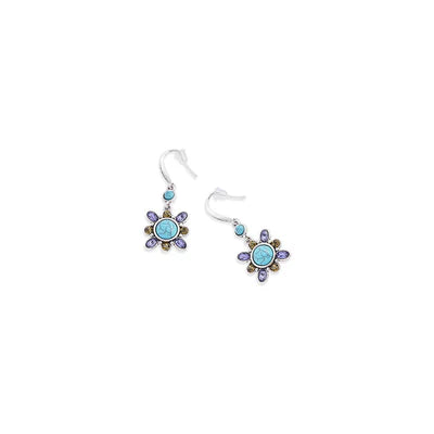 Myra | Calibri Trail Earrings in Blue