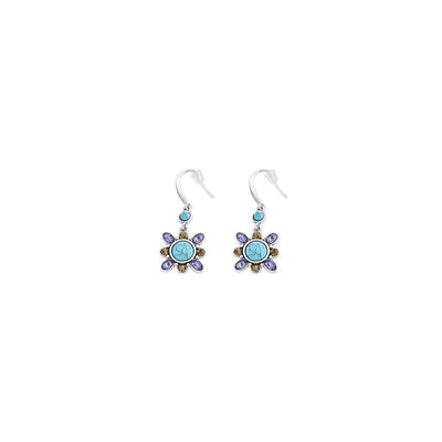 Myra | Calibri Trail Earrings in Blue