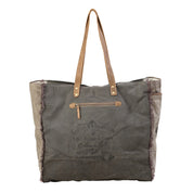 Myra | Green Floral Print Weekender Bag *FINAL SALE*