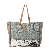 Myra | Green Floral Print Weekender Bag *FINAL SALE*