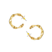 Myra | Golden Sunrise Hoop Earrings