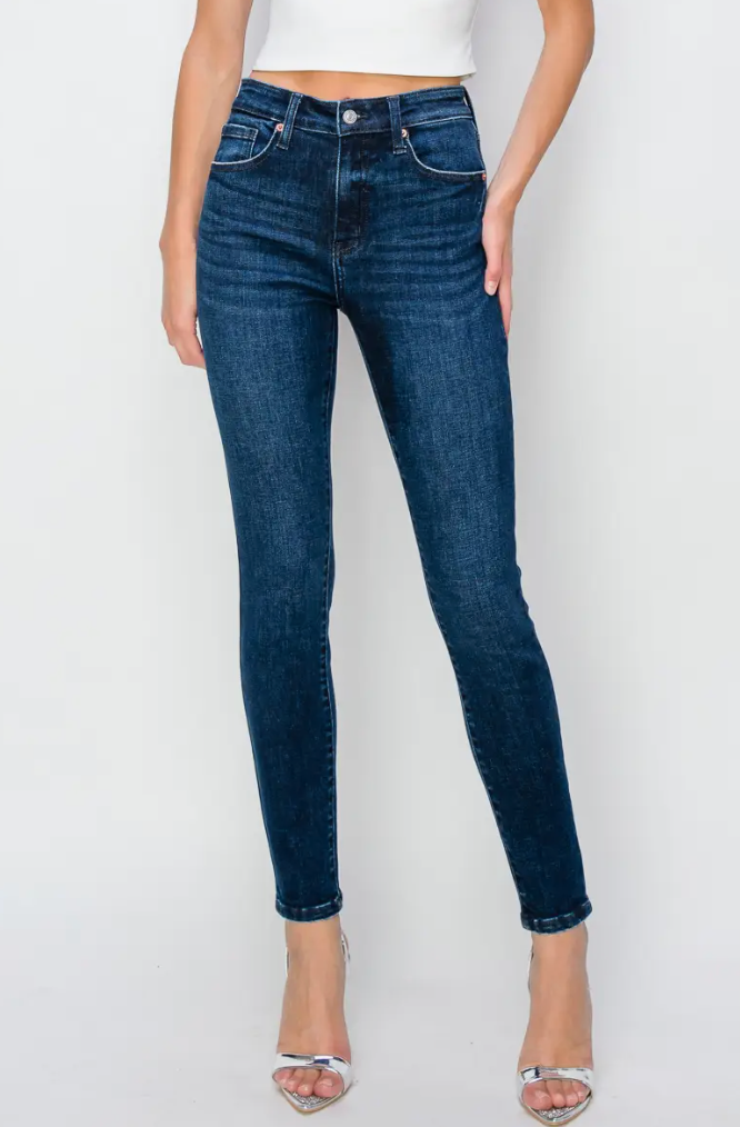 High Rise Dark Wash Skinny Artemis Jeans