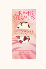 Wild Rose Shower Steamer & Bag Set