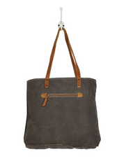 Leather Pocket Tote Myra Bag
