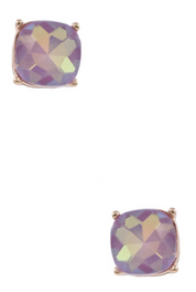 Glass Jewel Stud Earrings *Final Sale*