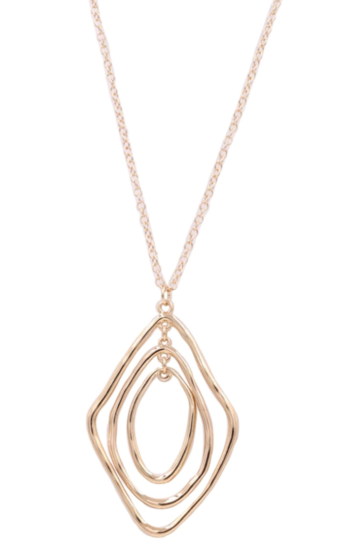 Gold Diamond Chain Long Necklace *Final Sale*