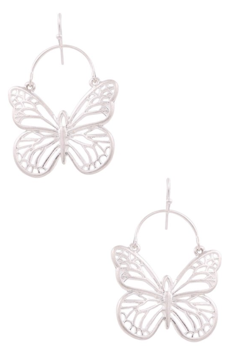 Butterfly Drop Earrings *Final Sale*