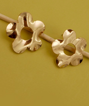 Gold Flower Stud Earrings *Final Sale*