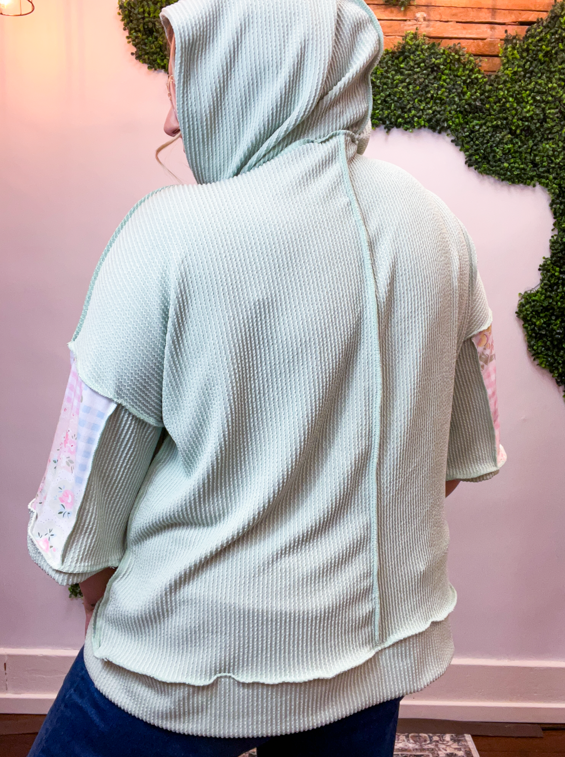 Meadow Morning Patchwork Hoodie