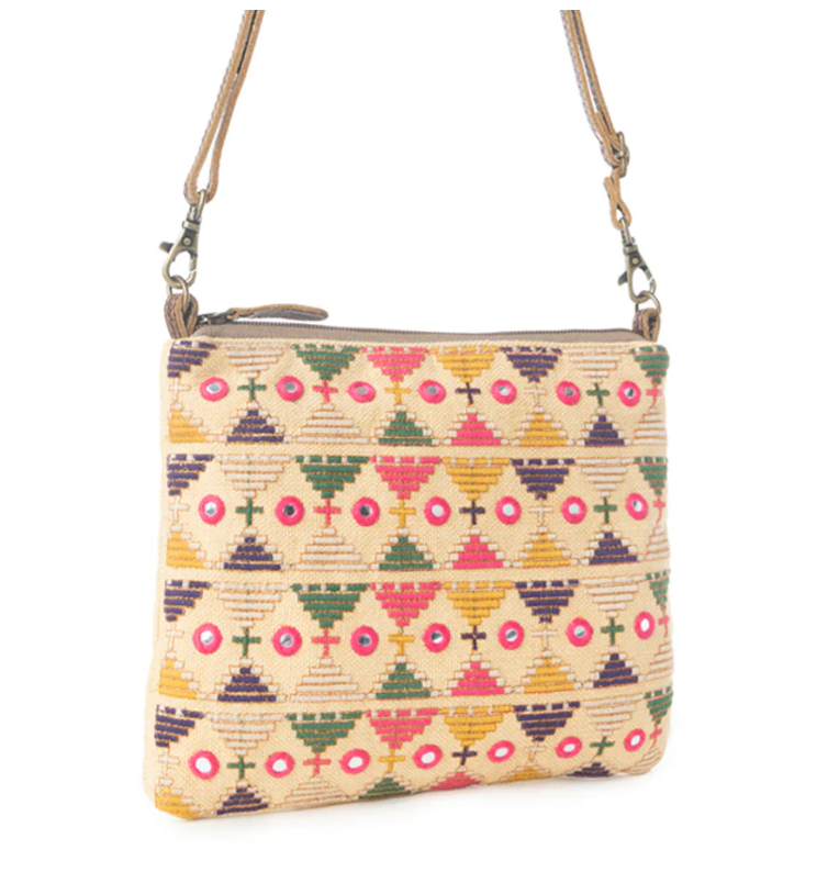 Myra |  Western Fiesta Crossbody Bag in Boho Saffron *FINAL SALE*