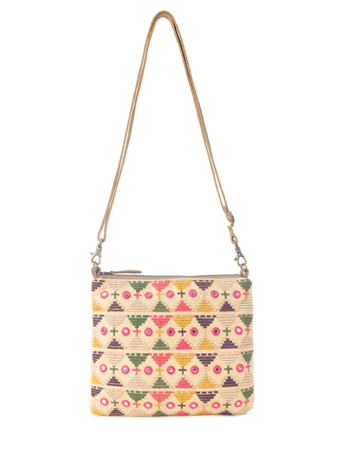 Myra |  Western Fiesta Crossbody Bag in Boho Saffron *FINAL SALE*