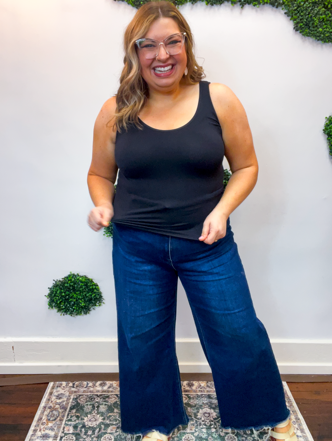 Under It All Seamless Tank in Black