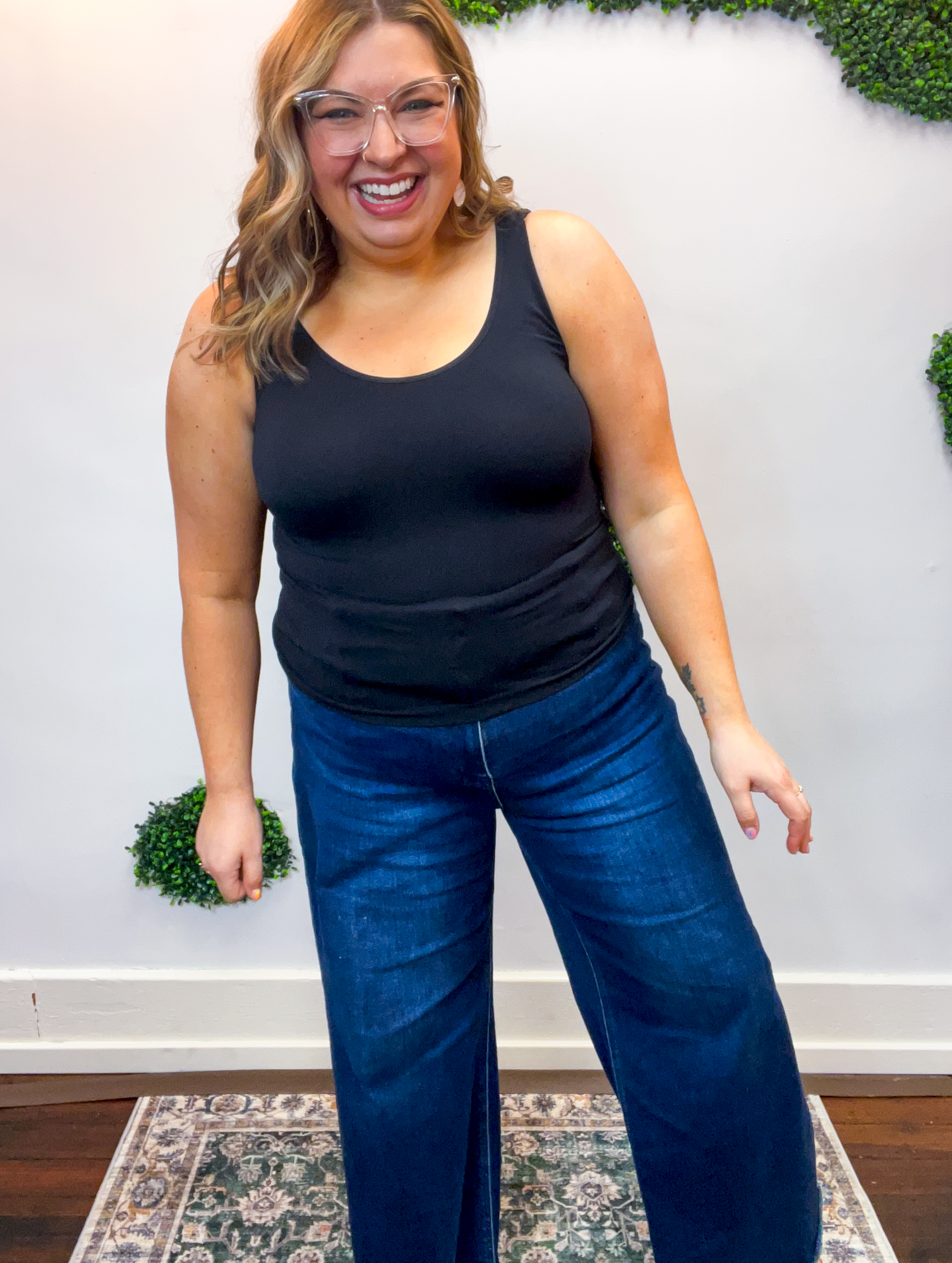 Under It All Seamless Tank in Black