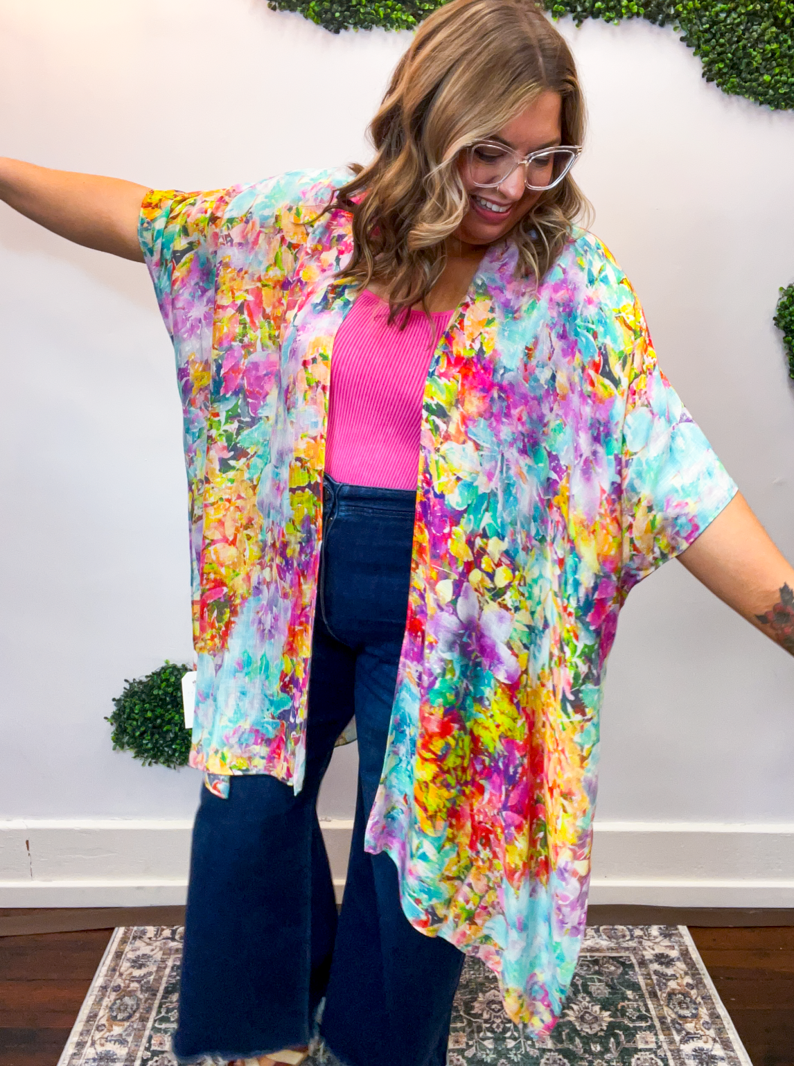 Painted Garden Kimono