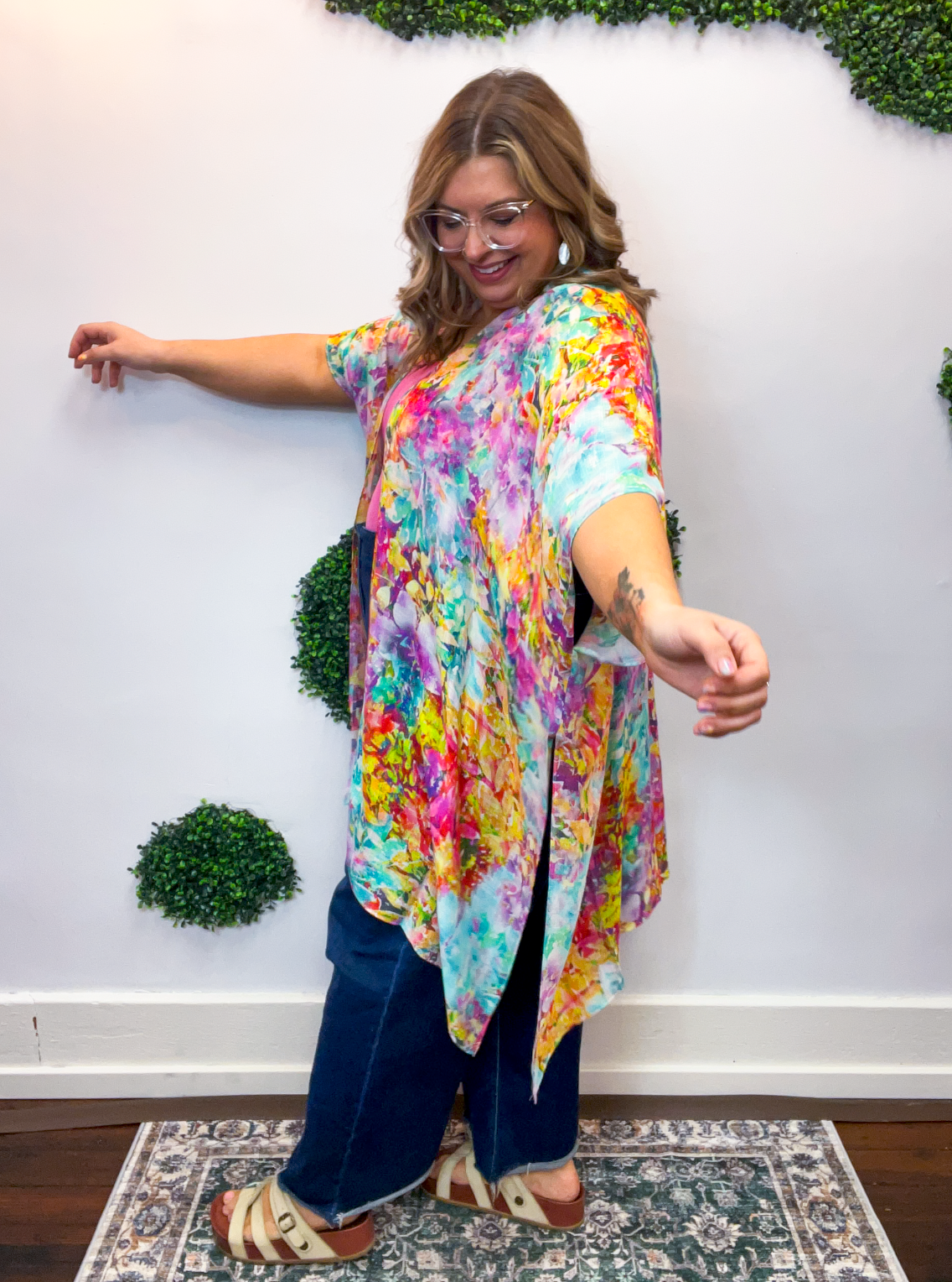 Painted Garden Kimono