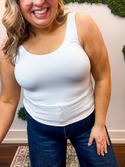 Under It All Seamless Tank in White
