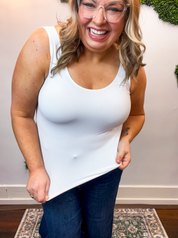 Under It All Seamless Tank in White