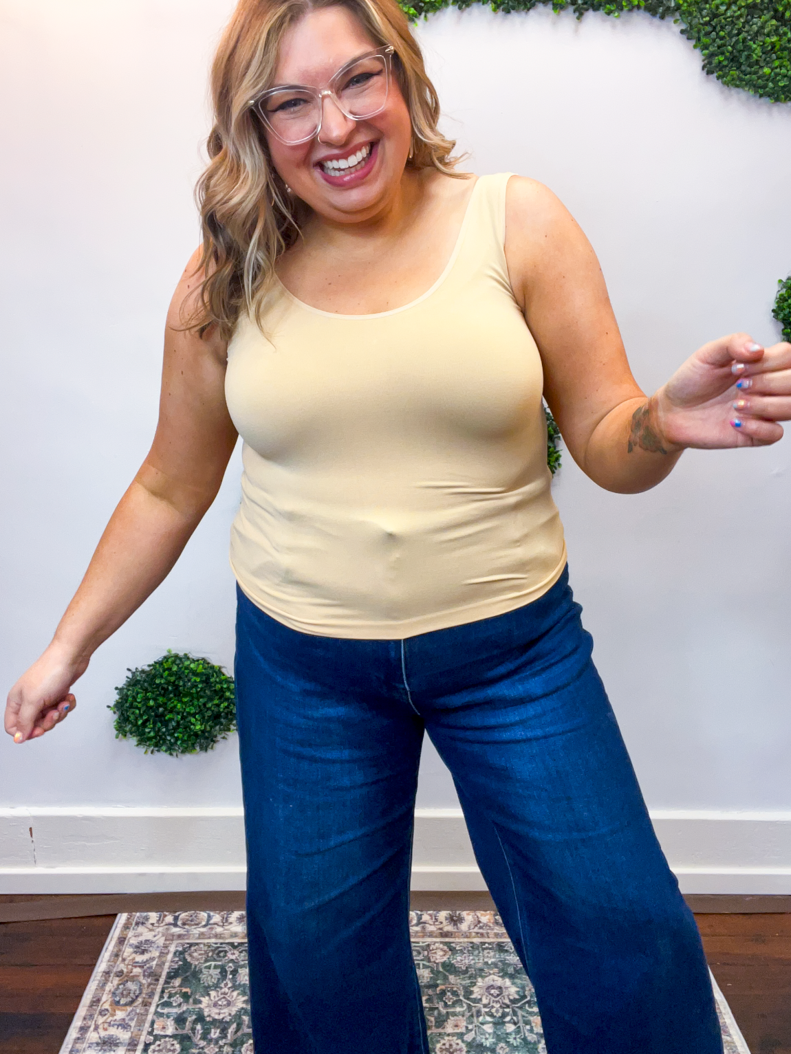 Under It All Seamless Tank in Nude