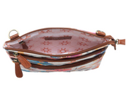 Myra | Maple Ridge Cotton & Leather Crossbody Bag in Rose Petal *FINAL SALE*