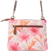 Myra | Maple Ridge Cotton & Leather Crossbody Bag in Rose Petal *FINAL SALE*
