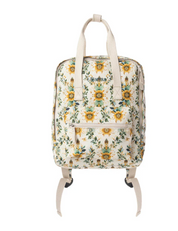 Myra | Pine Meadow Cotton & Leather Crossbody Bag in Mustard Cream *FINAL SALE*