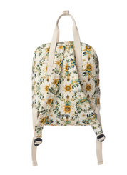 Myra | Pine Meadow Cotton & Leather Crossbody Bag in Mustard Cream *FINAL SALE*