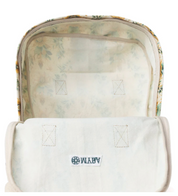 Myra | Pine Meadow Cotton & Leather Crossbody Bag in Mustard Cream *FINAL SALE*