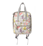 Myra | Pine Meadow Cotton & Leather Crossbody Bag in Garden White *FINAL SALE*