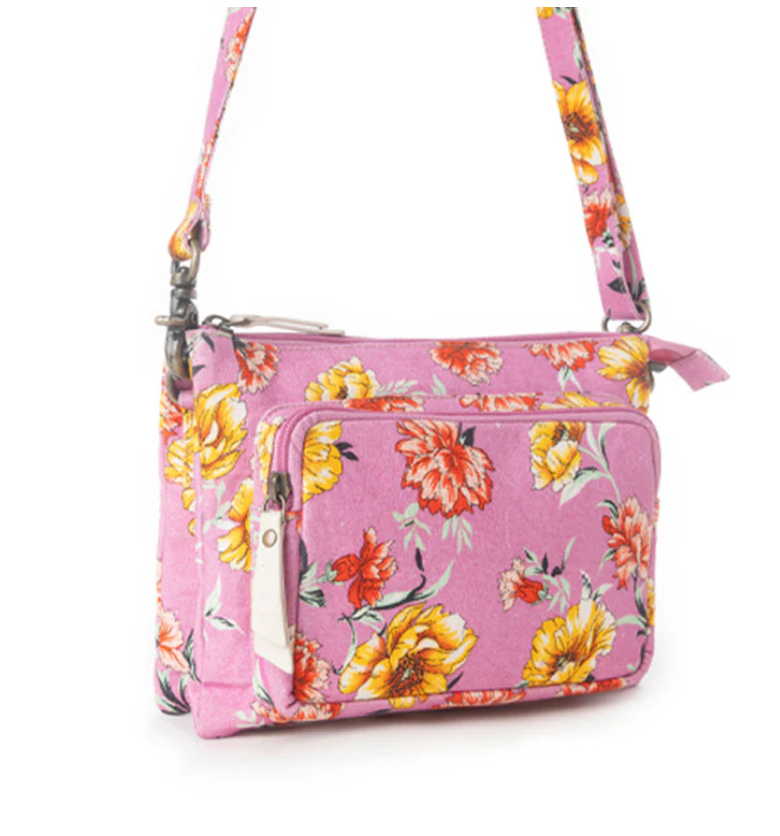 Myra | Florabelle Crossbody Bag in Peach Summer  *FINAL SALE*