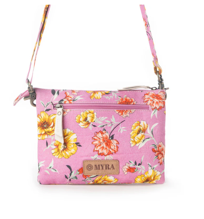 Myra | Florabelle Crossbody Bag in Peach Summer  *FINAL SALE*