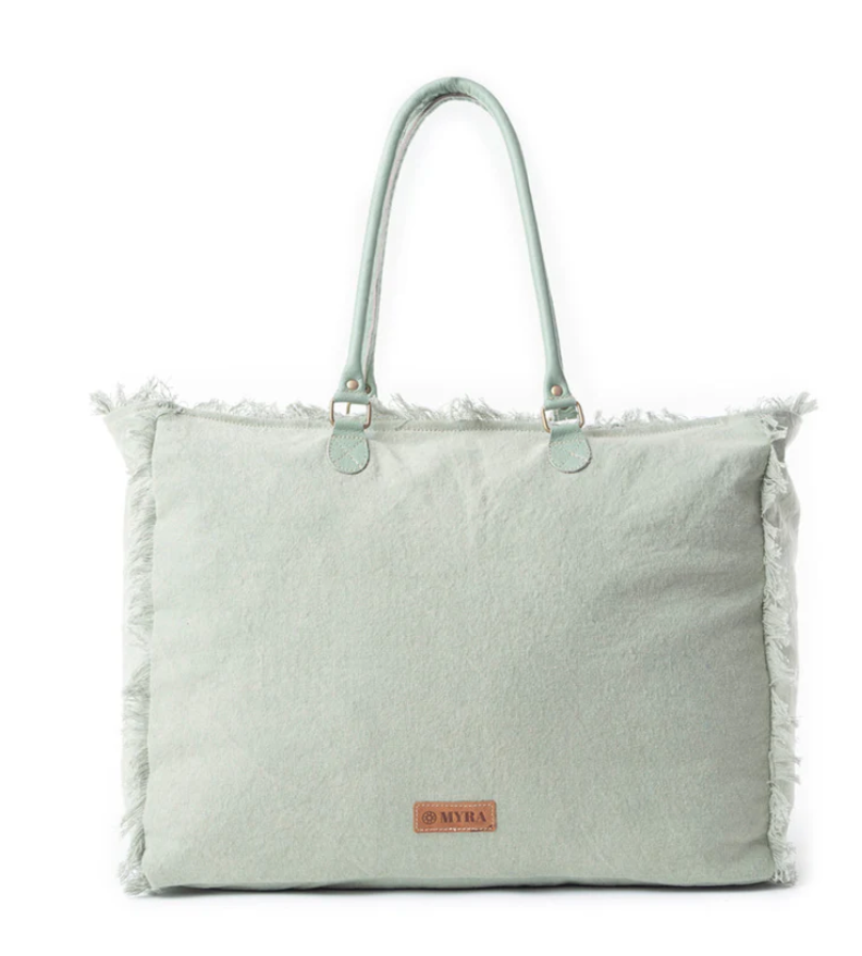 Myra | Saint Tropez Weekender Bag In Light Green *FINAL SALE*
