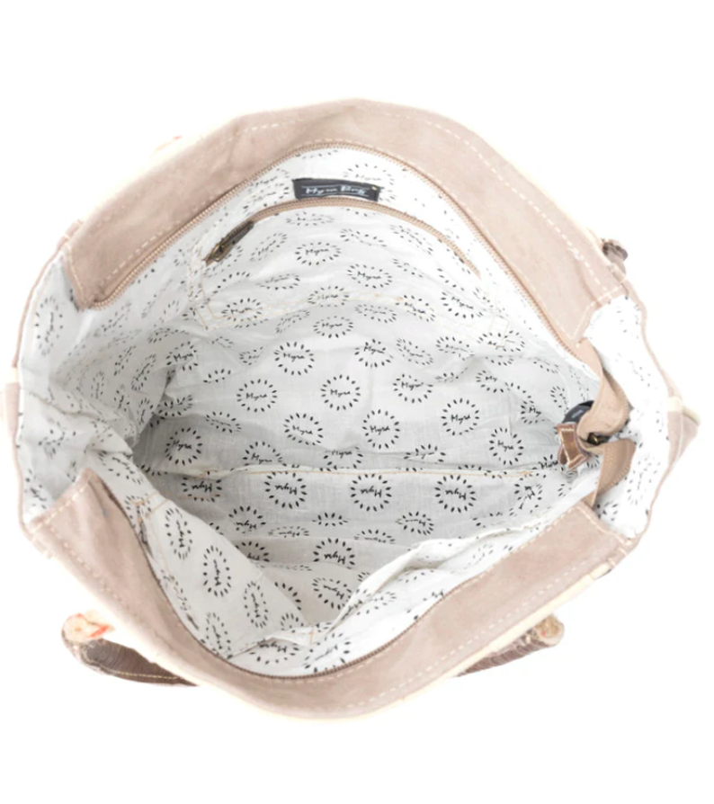 Myra | Sepia Aster Tote Bag *FINAL SALE*