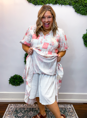 Wildflower Patchwork Midi Dress