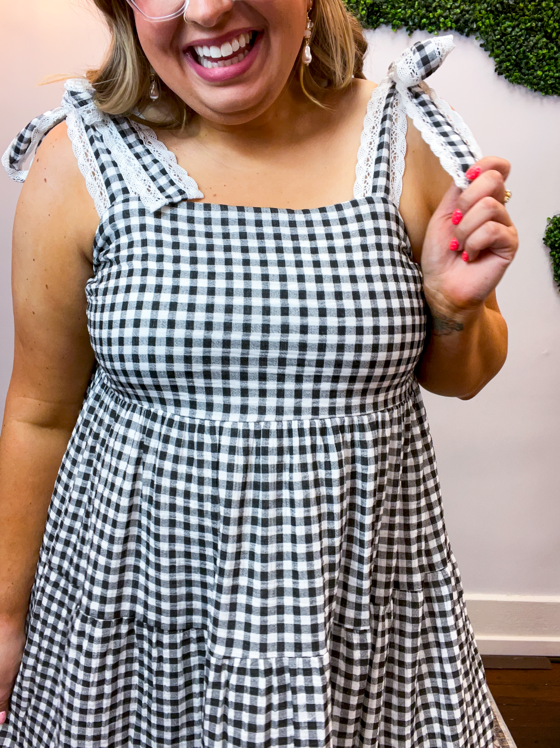 Daydream in Gingham Maxi Dress