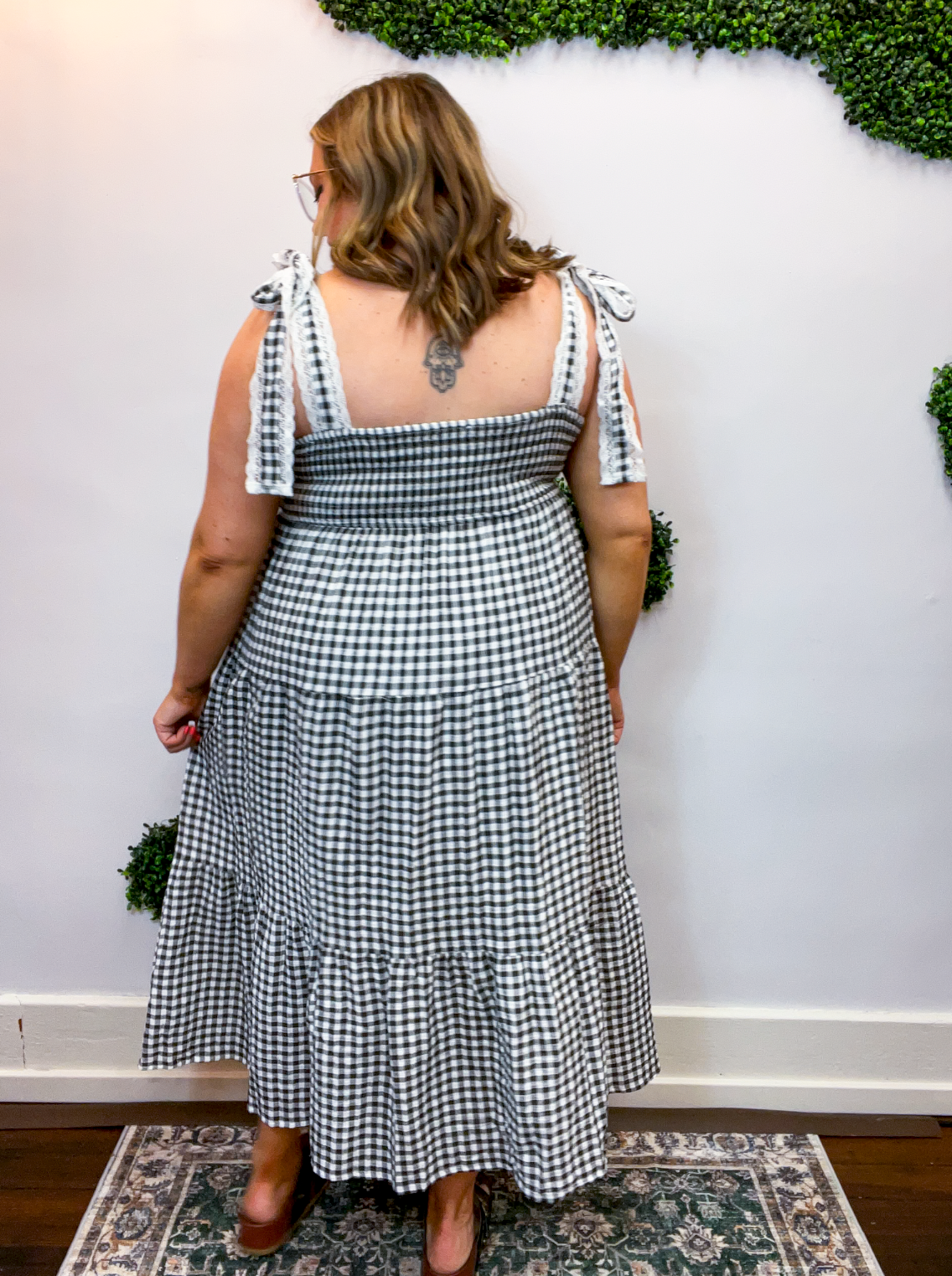 Daydream in Gingham Maxi Dress
