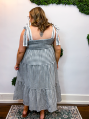 Daydream in Gingham Maxi Dress