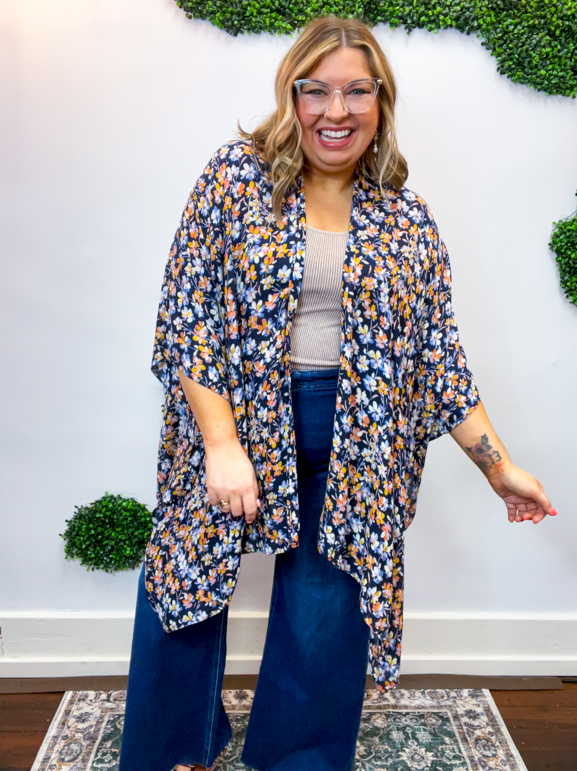 Midnight Garden Kimono