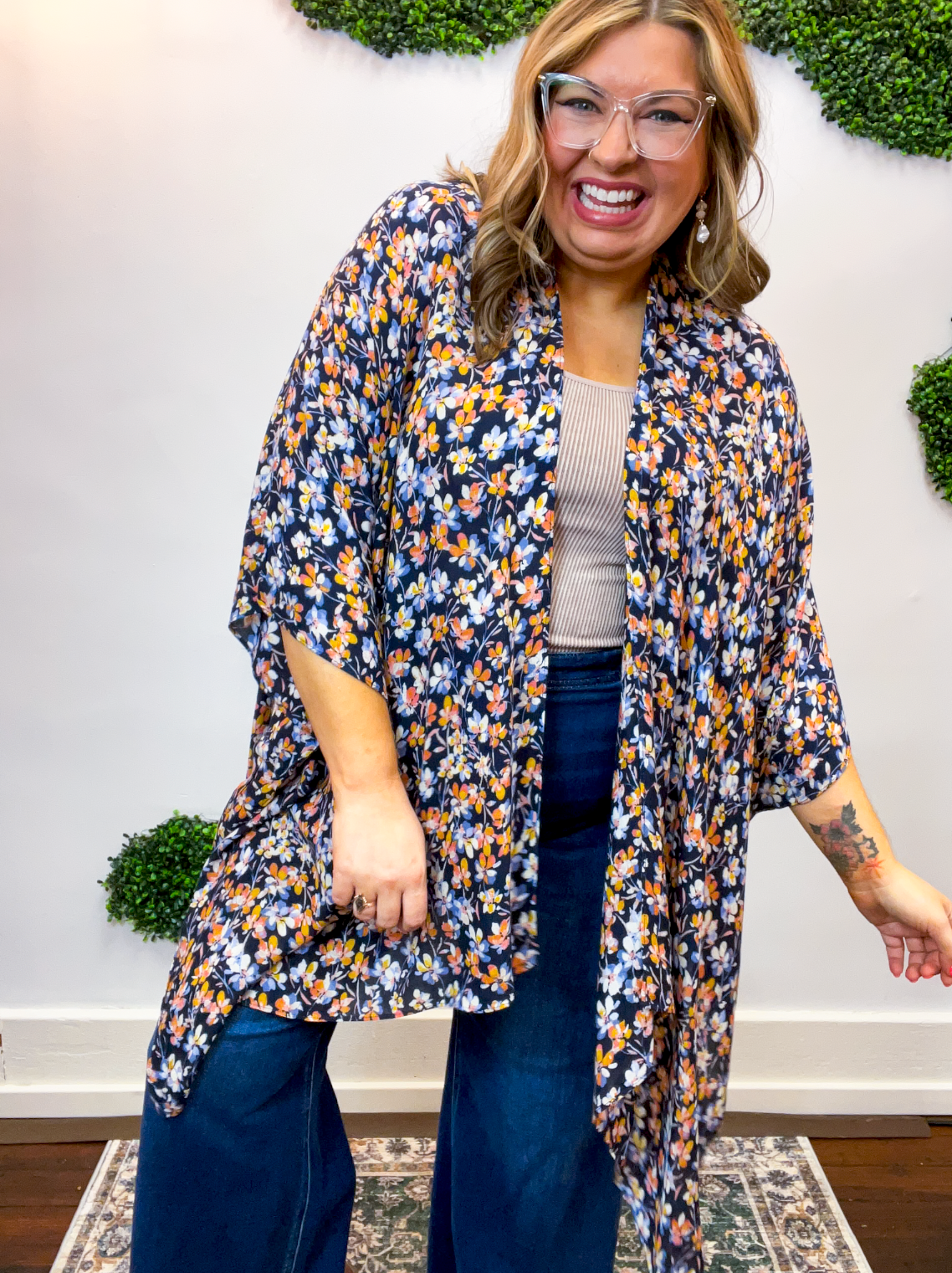 Midnight Garden Kimono