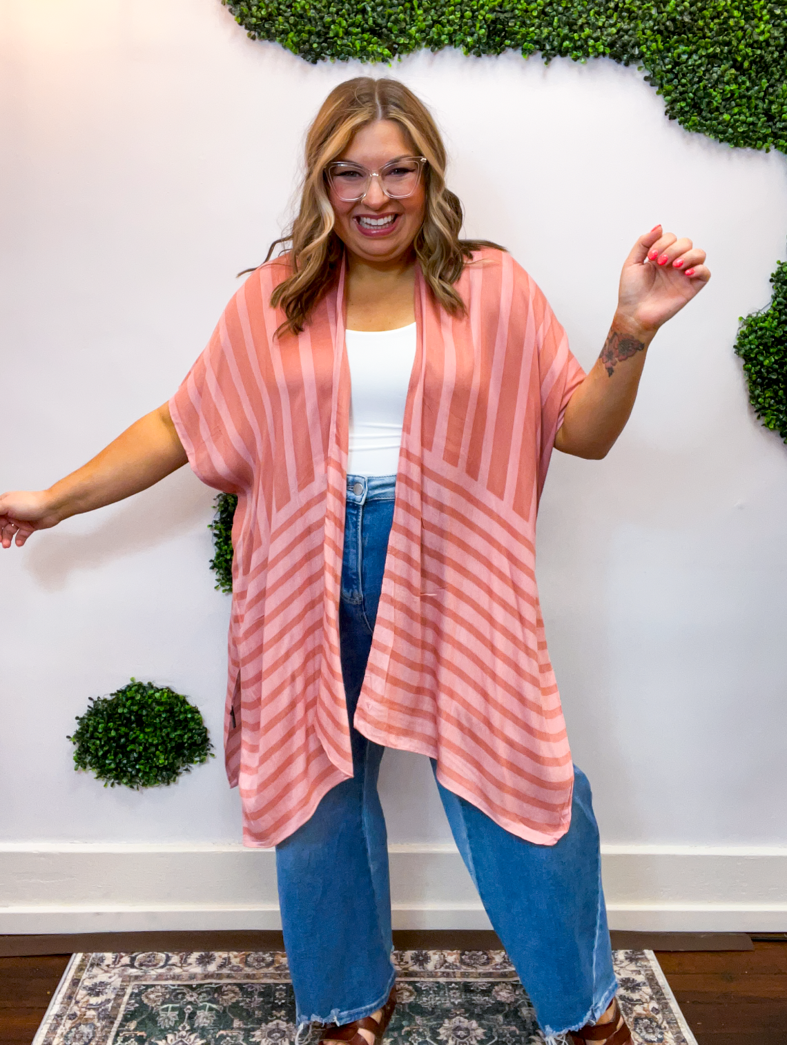 Dusty Rose Hour Kimono