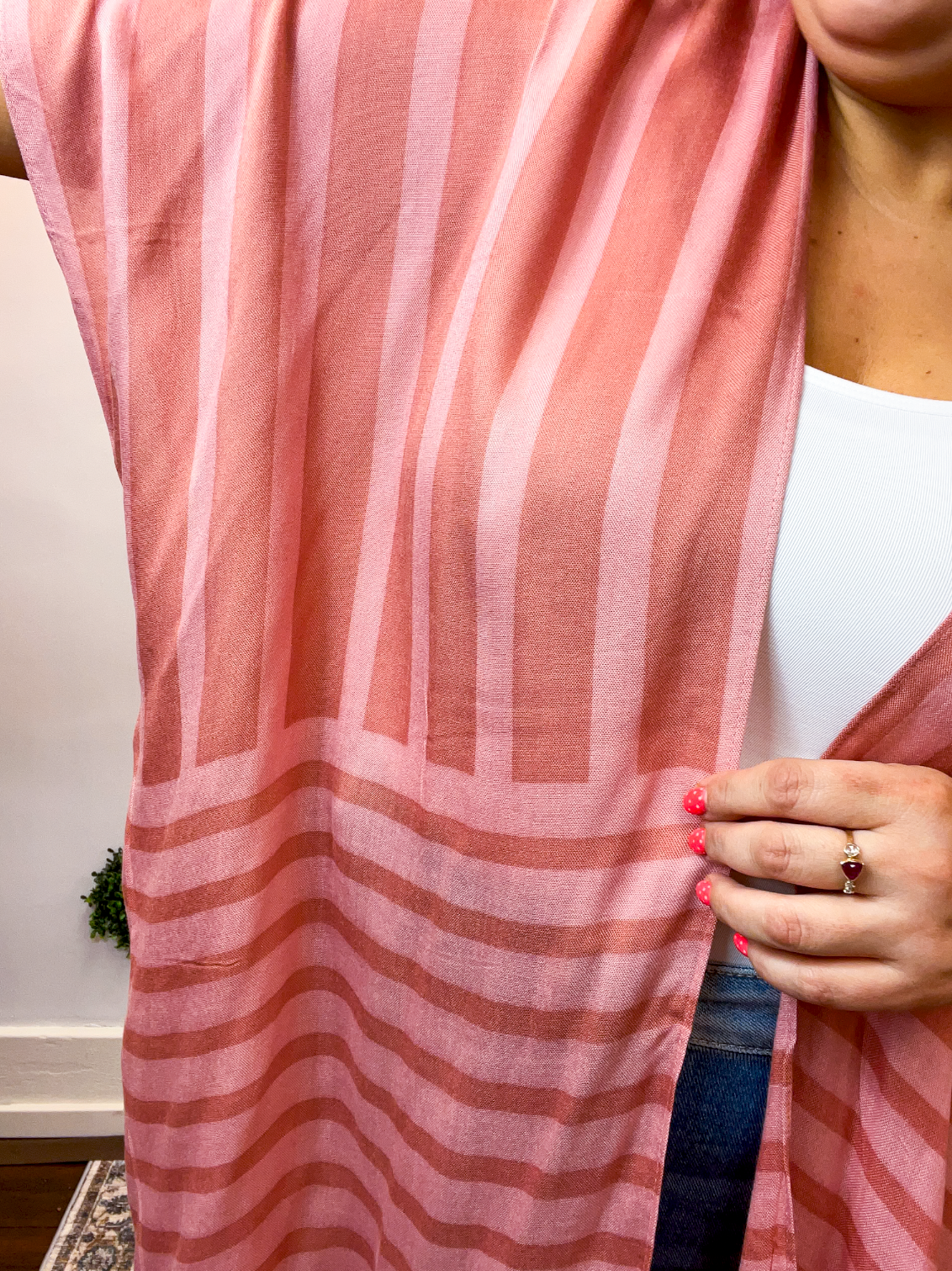 Dusty Rose Hour Kimono