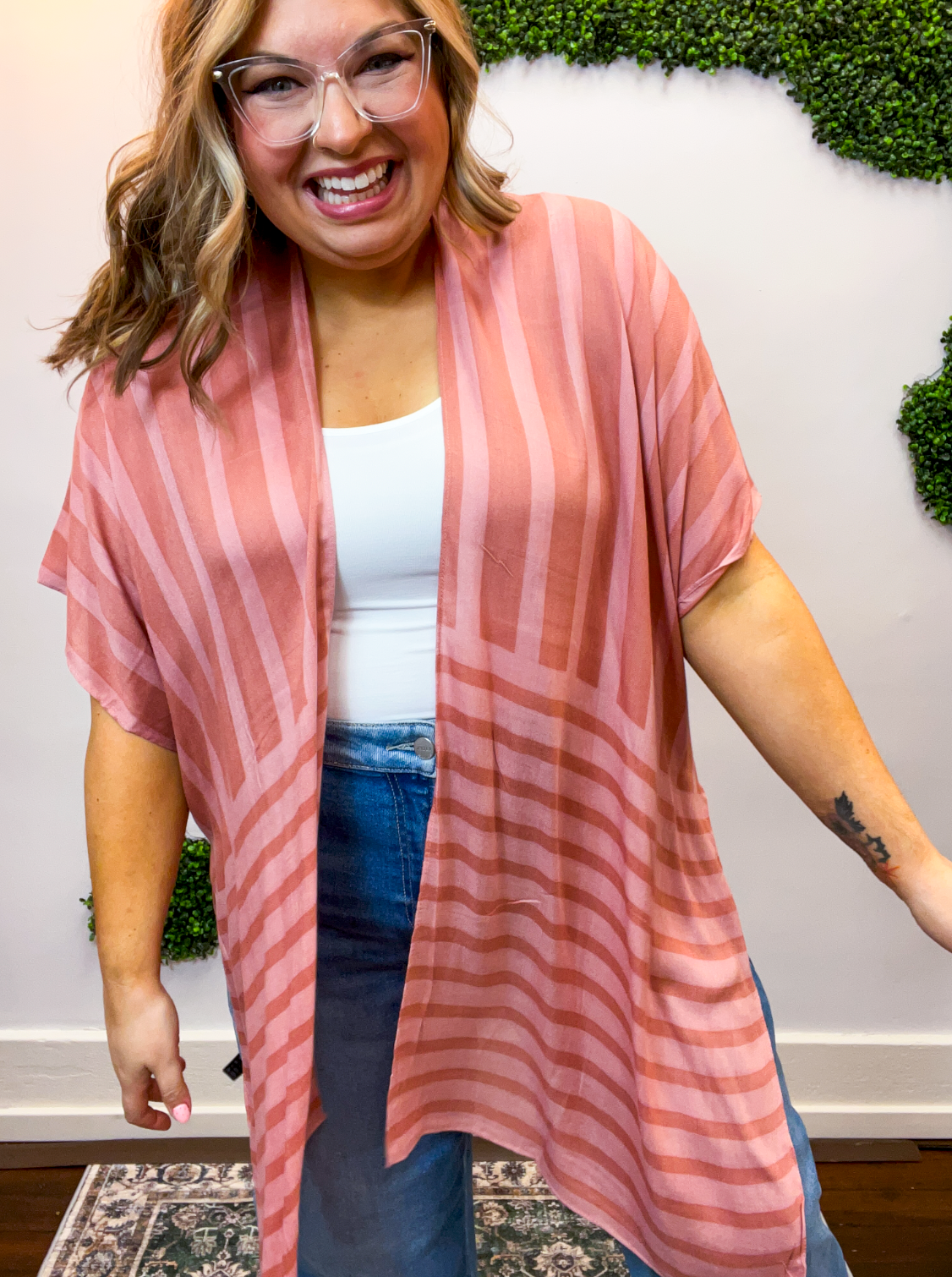 Dusty Rose Hour Kimono
