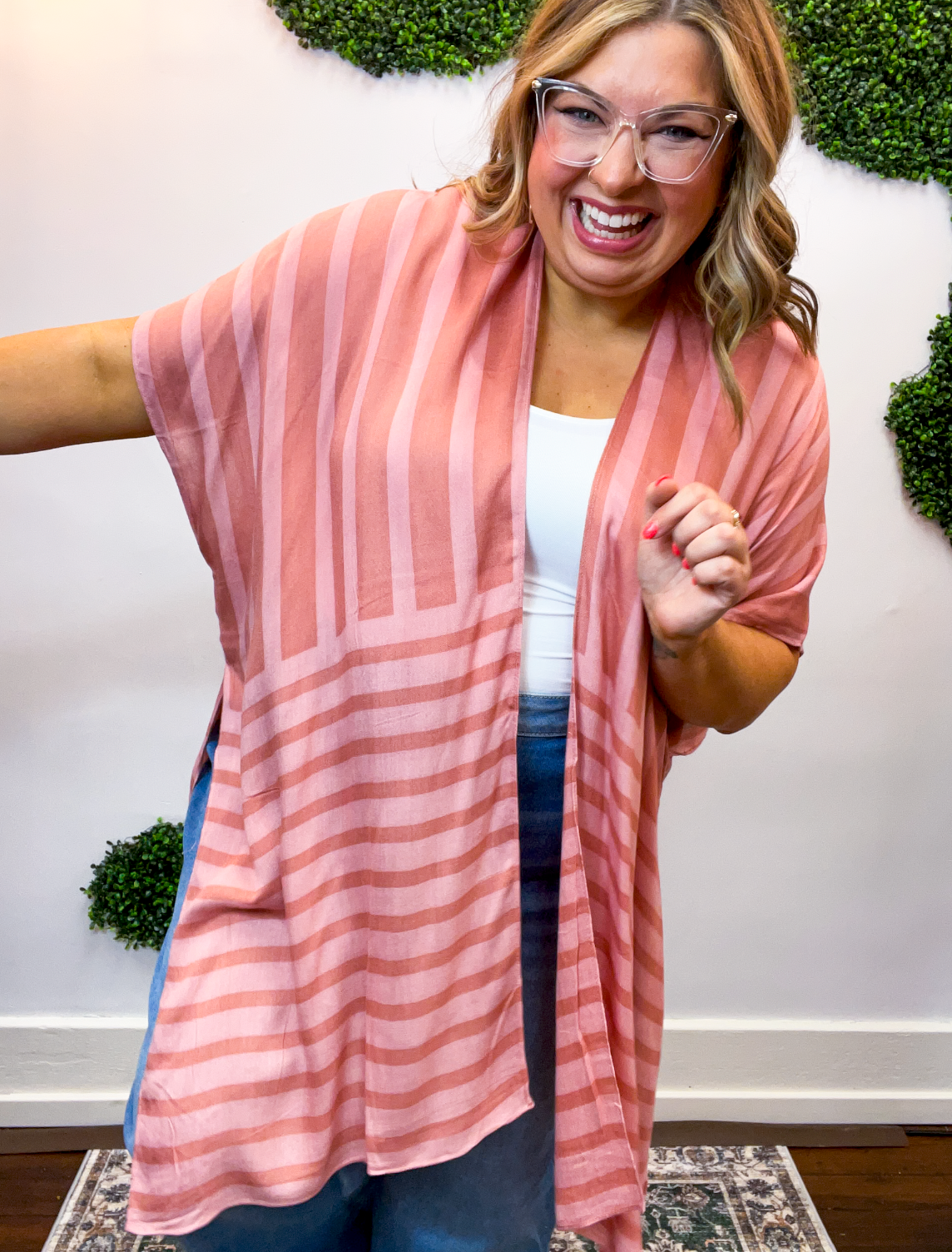 Dusty Rose Hour Kimono
