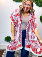 Pretty in Paisley Kimono