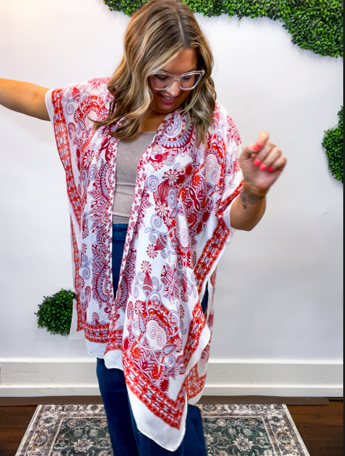 Pretty in Paisley Kimono