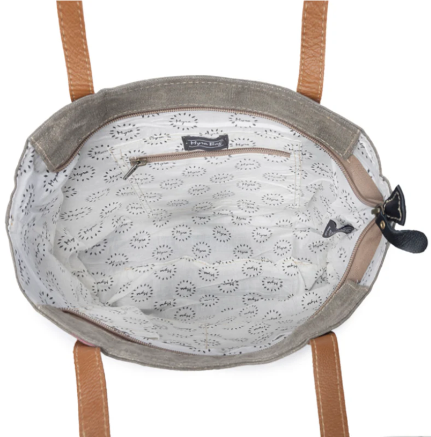 Myra | Fontaine de Parfums Gray Tote Bag *FINAL SALE*